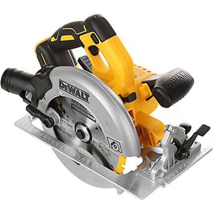 Scie circulaire sans fil DeWalt DCS570N XR 18V avec lame de 184 mm, outil électroportatif robuste pour coupes précises du bois et matériaux de construction