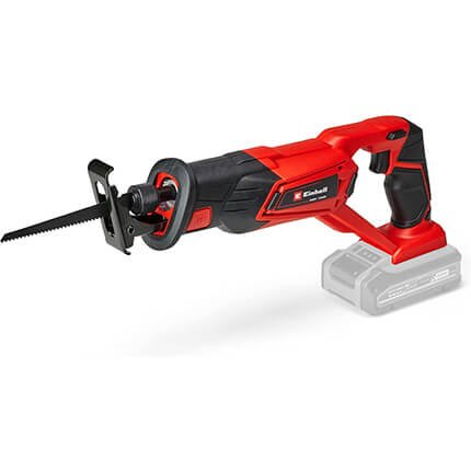 Scie sabre sans fil Einhell TE-AP 18 Li Solo Power X-Change, idéale pour la découpe du bois, métal et plastique en rénovation et bricolage