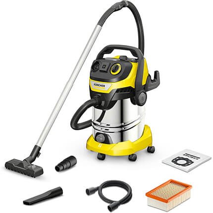 Aspirateur de chantier Kärcher WD 6 P S V-30/6/22/T eau et poussières avec accessoires