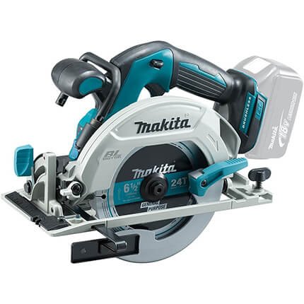 Scie circulaire sans fil Makita DHS680Z 18V Li-Ion Brushless avec lame de 165 mm, outil électroportatif professionnel pour coupes précises et rapides