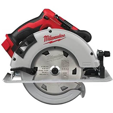 Scie circulaire sans fil Milwaukee M18 CCS55-0 18V Fuel avec lame de 165 mm, outil électroportatif puissant pour coupes rapides du bois